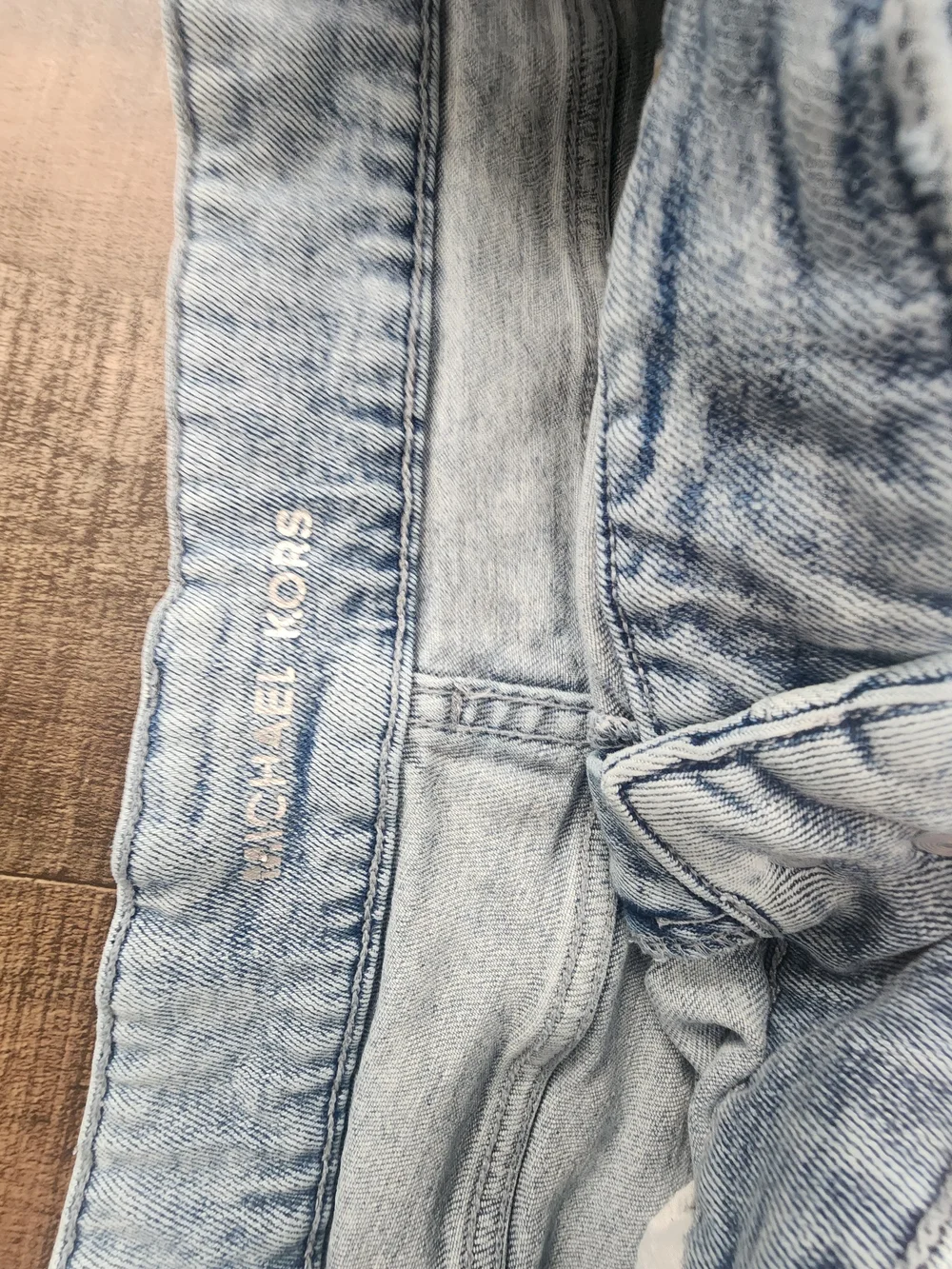 Michael Kors Light Blue Washed Denim Jeans